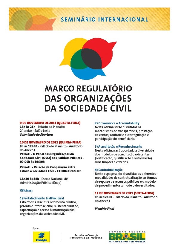 1- Programao Seminrio Inter nacional Marco Regulatório