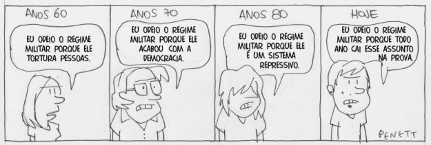 Charge de Benett hoje na Gazeta do Povo