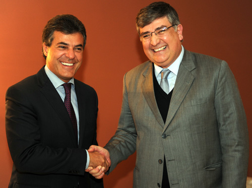 Gov. Beto Richa recebe Amauri Escudero