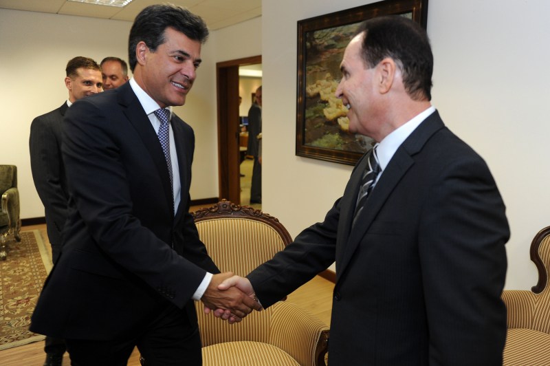 Os chefes dos Poderes Executivo e Judiciário no Paraná