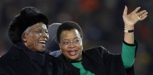 A última aparição em público de Mandela foi durante a Copa do Mundo da África do Sul em 2010