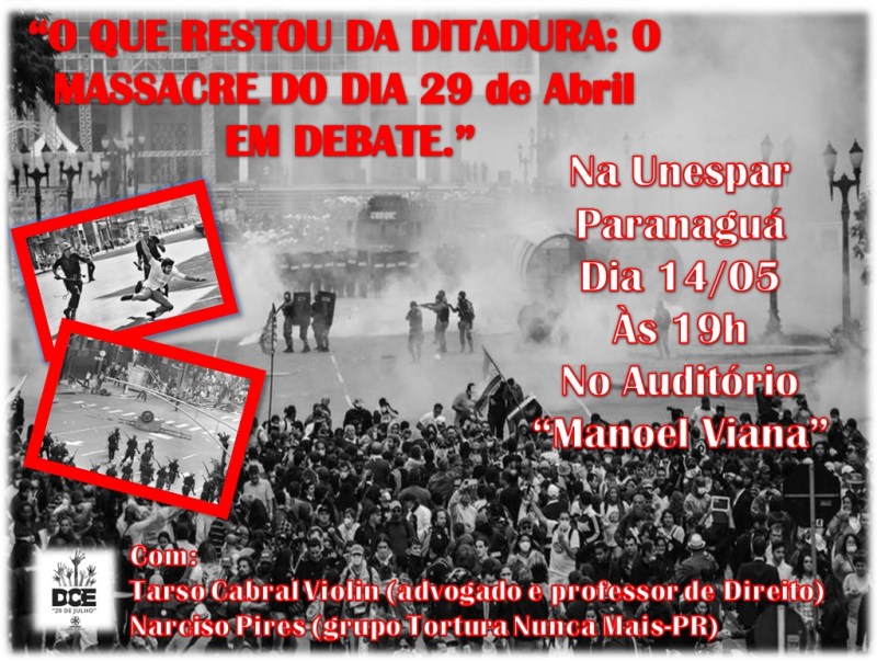 Cartaz - O que restou da ditadura