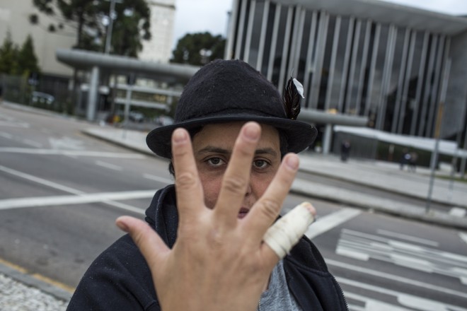 Professora Rafaelin Poli. Foto de Brunno Covello/Gazeta do Povo